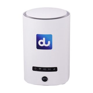 مودم 5G قابل حمل مدل KJ33 با سرعت 300 مگابیت بر ثانیه، پشتیبانی از شبکه‌های 3G/4G/5G، فرکانس دو بانده 2.4 و 5 گیگاهرتز، چهار پورت اترنت گیگابیتی، درگاه تایپ سی و کلیدهای WPS و ریست