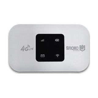 مودم جیبی 4G LTE اسفیورد مدل M720 با باتری 3000 میلی‌آمپر ساعت، پشتیبانی از 4.5G، اتصال همزمان تا 10 کاربر، سرعت دانلود 150 مگابیت بر ثانیه، وای‌فای 802.11b/g/n و قابلیت اتصال USB