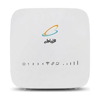 مودم روتر رومیزی همراه اول مدل HA4400 با پشتیبانی از شبکه LTE نسل 4، سرعت 150 مگابیت بر ثانیه، اتصال هم‌زمان 32 کاربر و 4 درگاه LAN، به‌همراه کارت فعال‌سازی سیم‌کارت اعتباری و 300 گیگابایت اینترنت هدیه