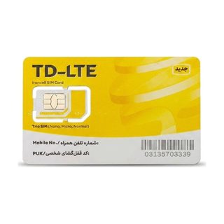 سرویس اینترنت 10 گیگ یک ماهه ایرانسل به همراه سیم کارت TDLTE
