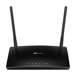 مودم روتر 4G تی پی لینک مدل TL-MR6400 V5.30 با پشتیبانی از 32 کاربر، فرکانس 2.4 گیگاهرتز، سرعت 300 مگابیت بر ثانیه، 4 پورت LAN 10/100 مگابیت و قابلیت اتصال بی‌سیم و باسیم