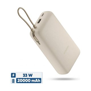 پاوربانک 33 وات شیائومی مدل Integrated Cable ظرفیت 20000 میلی آمپر ساعت - گلوبال