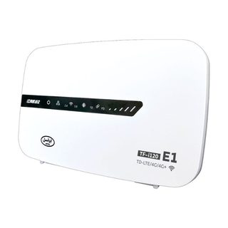 مودم روتر 4.5G ایرانسل مدل TF i120 4.5G E1، سرعت دانلود تا 600 مگابیت بر ثانیه، آپلود تا 100 مگابیت بر ثانیه، پشتیبانی از CAT-12 و اتصال wi-fi و LAN، مناسب برای 32 کاربر