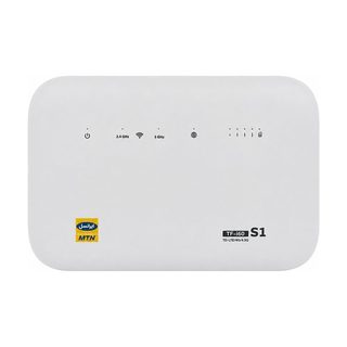 مودم روتر TD-LTE ایرانسل مدل TF i60 4.5G S1 با سرعت دانلود 300Mbps و آپلود 30Mbps، پشتیبانی از 32 کاربر، شیار سیم‌کارت و پورت LAN