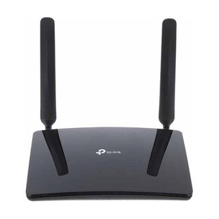 مودم روتر بی‌سیم 4G تی‌پی‌لینک مدل MR400 V4.20 با پشتیبانی از شبکه 4G، قابلیت اتصال همزمان 64 دستگاه، وای‌فای دو بانده با سرعت 300 مگابیت بر ثانیه در فرکانس 2.4 گیگاهرتز و 867 مگابیت بر ثانیه در فرکانس 5 گیگاهرتز، دو آنتن داخلی و دو آنتن خارجی جداشدنی