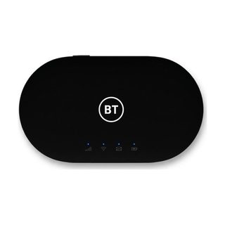 مودم 4.5G قابل حمل آلکاتل مدل BT71 با تکنولوژی Cat6 و Cat7، سرعت دانلود تا 300Mbps، پشتیبانی همزمان از 20 کاربر، وای‌فای دو بانده 2.4GHz و 5GHz، استاندارد IEEE 802.11b/g/n/ac، باتری با شارژدهی 7 تا 8 ساعت و قابلیت ارسال SMS