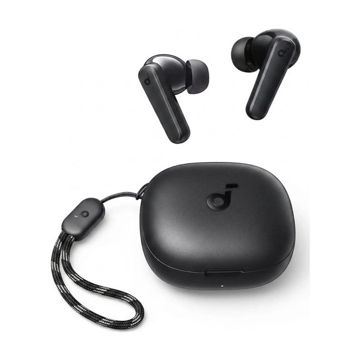 هدفون بلوتوثی انکر مدل SoundCore R50i A3949 بدون قابلیت نویز کنسلینگ، درگاه شارژ USB Type-C، دارای فناوری AI-Enhanced Calls برای کاهش نویز و بهبود مکالمات، مقاوم در برابر رطوبت و عرق