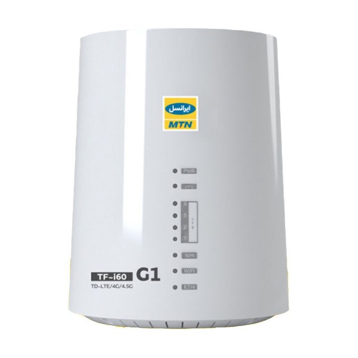 مودم 4G ایرانسل مدل TF-i60 G1 با پشتیبانی شبکه TD-LTE، منبع تغذیه برق و USB، رابط پورت USB و قابلیت استفاده در شبکه VLAN