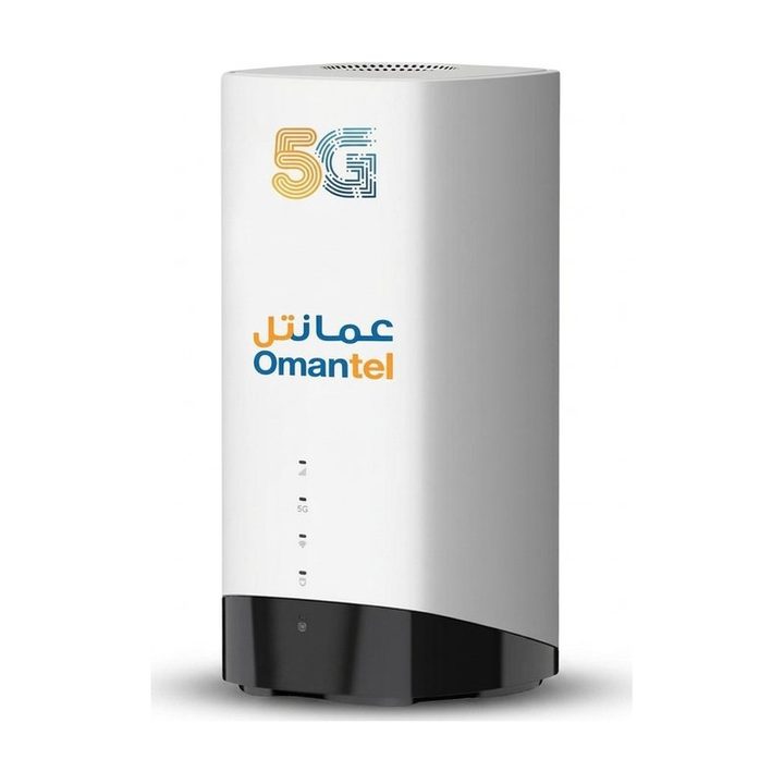 مودم روتر سیم‌کارتی 5G عمانتل مدل AURORA C082 با تجمیع خودکار فرکانس، قفل دکل، وای‌فای 6 و 2 پورت LAN گیگابیتی