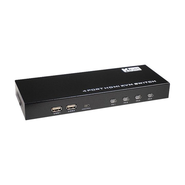 کی وی ام سوئیچ ۴ پورت HDMI کی نت مدل K-SWKH404