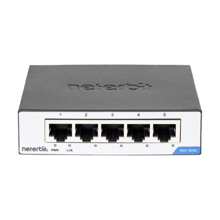 سوئیچ شبکه 5 پورت نتربیت مدل NES-1005C