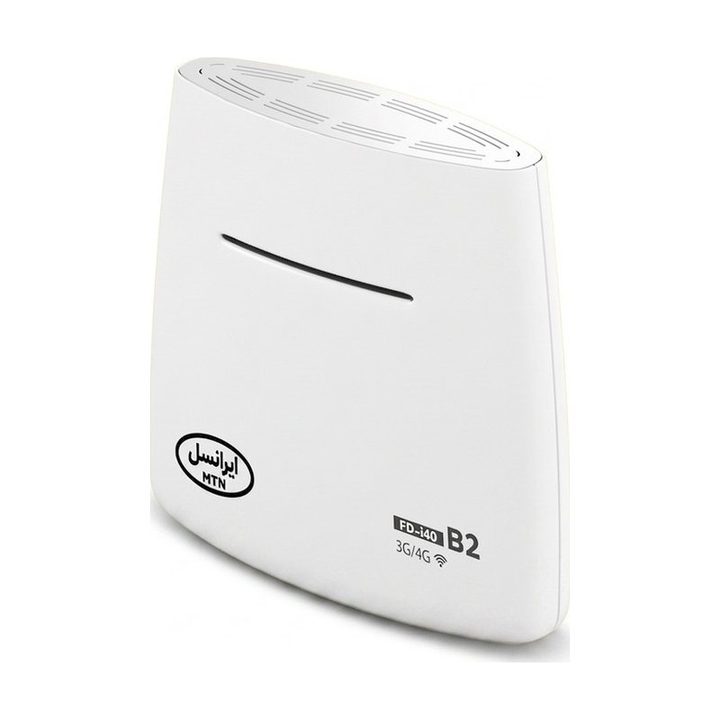 مودم همراه ایرانسل مدل FD-i40 B2 بی‌سیم 4G با پشتیبانی 32 کاربر، درگاه LAN، قابلیت استفاده خانگی و اداری، منبع انرژی آداپتور برق، به همراه بسته اینترنت 30 گیگابایتی هدیه