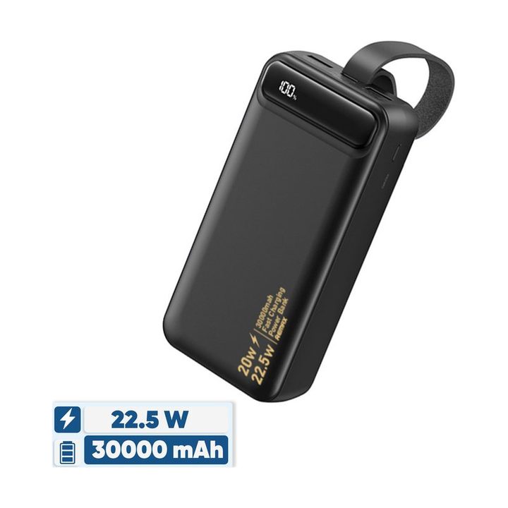 پاوربانک 22.5 وات ریمکس مدل RPP-660 ظرفیت 30000 میلی آمپر ساعت