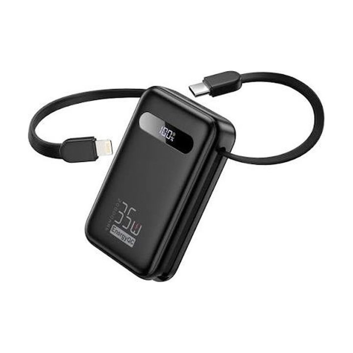 پاوربانک 35 وات مدل EQ20 ظرفیت 20000 میلی‌آمپرساعت به همراه کابل USB-C