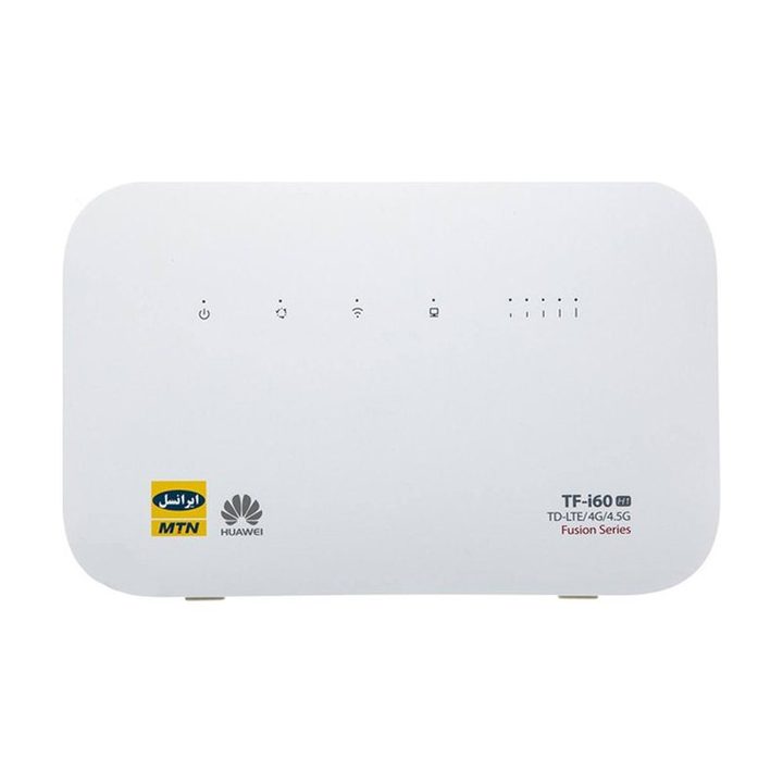 مودم 4G/TD-LTE ایرانسل مدل 4.5G TF-i60 H1 به همراه 80 گیگابایت اینترنت یک ساله و 180 گیگابایت اینترنت 6 ماهه و 3 عدد سیم کارت دائمی طلایی