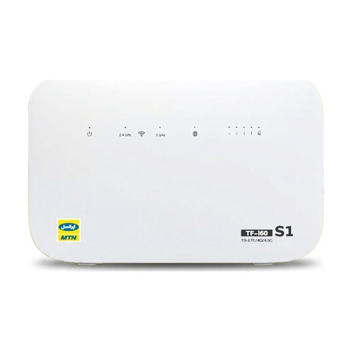 مودم 4G/4.5G/TD-LTE ایرانسل ام تی ان مدل TF-i60 S1 QSG با پشتیبانی از وای‌فای AC 5GHz، اتصال همزمان 32 کاربر، فناوری CAT6 و قابلیت ارسال SMS