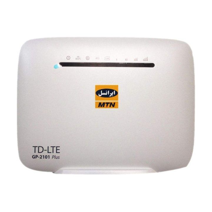مودم TD-LTE ایرانسل مدل GP-2101 Plus به همراه 80 گیگابایت اینترنت یک ساله و 120 گیگابایت اینترنت 6 ماهه و 2 عدد سیم کارت دائمی طلایی