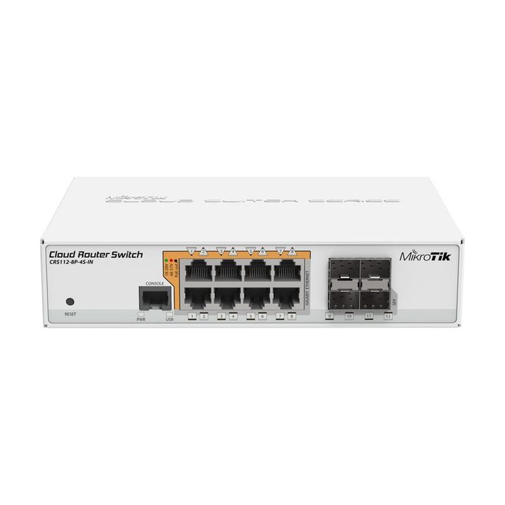 روتر میکروتیک مدل CRS112-8P-4S-IN